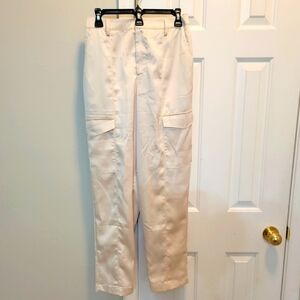 Cream Cargo Pants